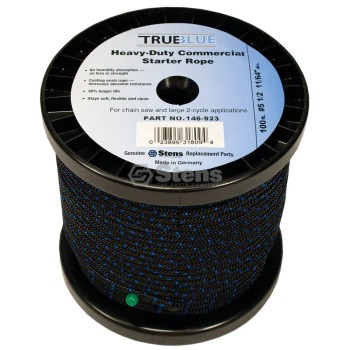 TrueBlue 100' Starter Rope / #5 1/2 Solid Braid