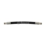 Atlantic Quality Parts Hydraulic Hose / 3/8" x 12" SAE 100 R2AT 2 wire, 