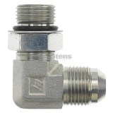 Atlantic Quality Parts Hydraulic Adapter / Male JIC to Male ORB 90° Elbow