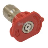 General Pump Pressure Washer Nozzle / 0 Degree, Size 4.0, Red